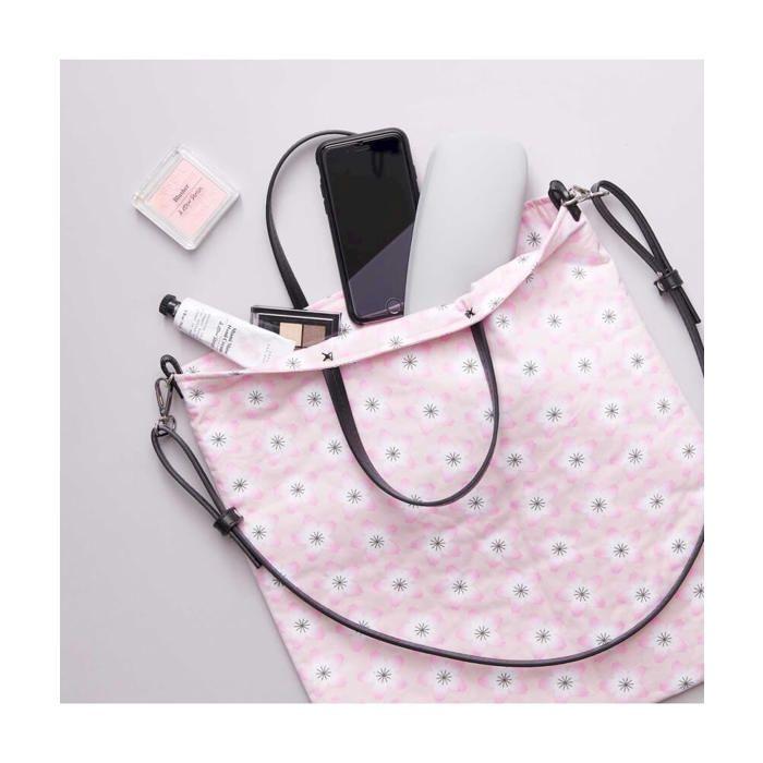 Short Shoulder Strap - Black and Silver - 78.5 Cm