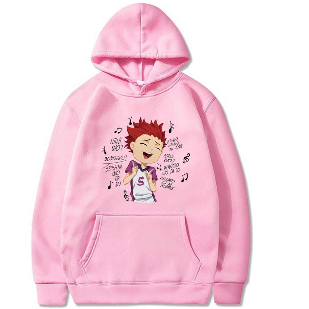 Japanese Anime Hoodie Autumn Winter Fashion Design Men's Women's Sweatshirt Fleece Oversized Couples Casual Hoodies