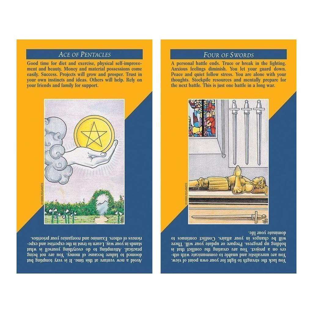 Kancharo Tarot Card Set (78 Cards) [Quick & Easy Tarot] Includes Japanese Tarot Card Instructions & Pouch (Authentic)