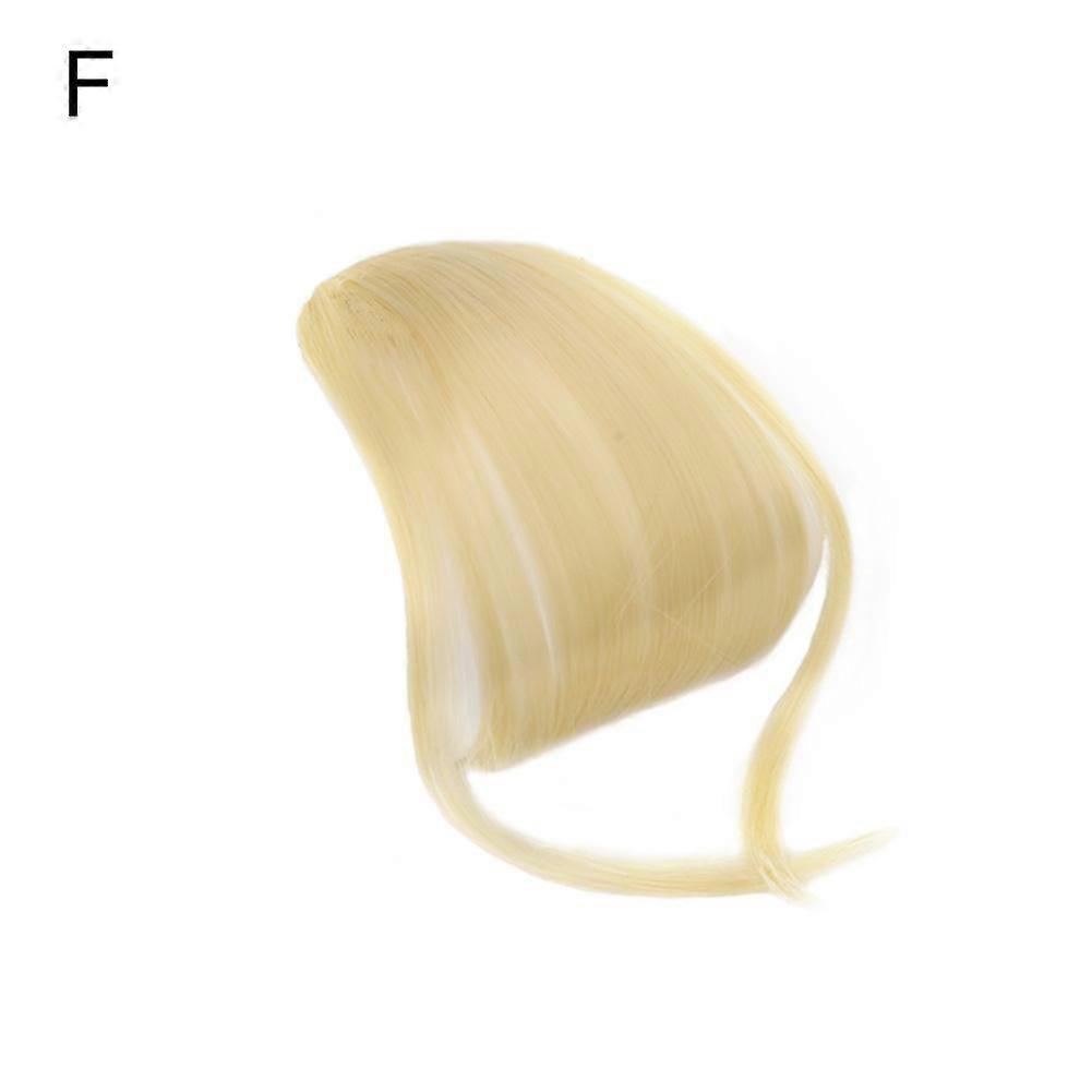 High Temperature Silk Hairpiece Mini Wig 13cm Synthetic Fiber Adjustable Bangs for Instant Style Change