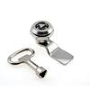 Stainless Steel Drawer Cabinet Lock Box Door Lock Triangle Key Cam Industrial Lock Cylinder Hardware Power Distribution Tool