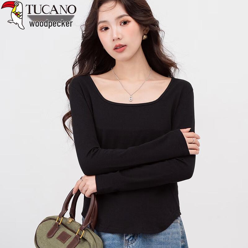 Women s Square Neck Long Sleeve Base Layer Top XL