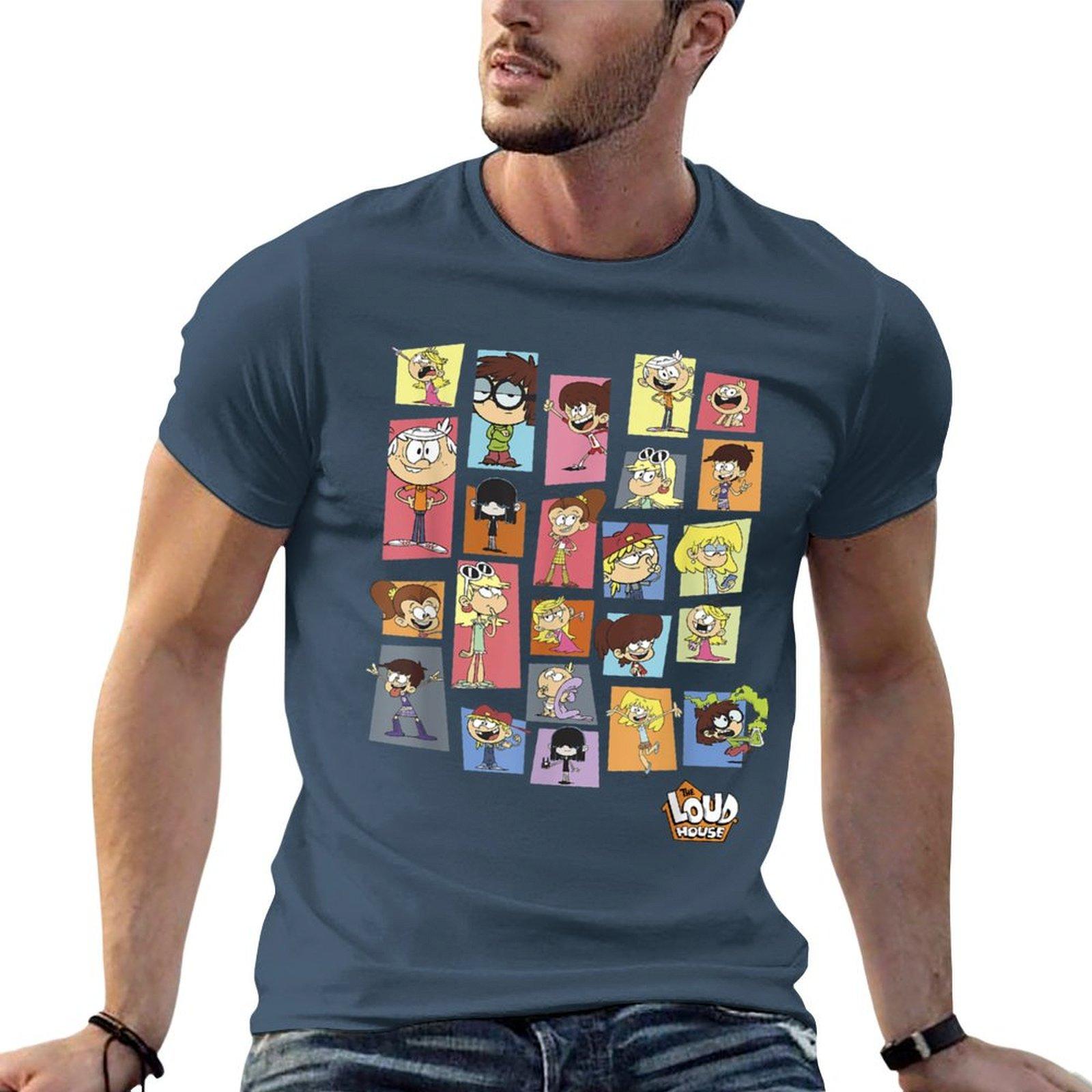 The Loud House Colorful Panels Tshirt T Shirts For Unisex Pack White Anime Tshirt Essential T Shirt Tshirt S