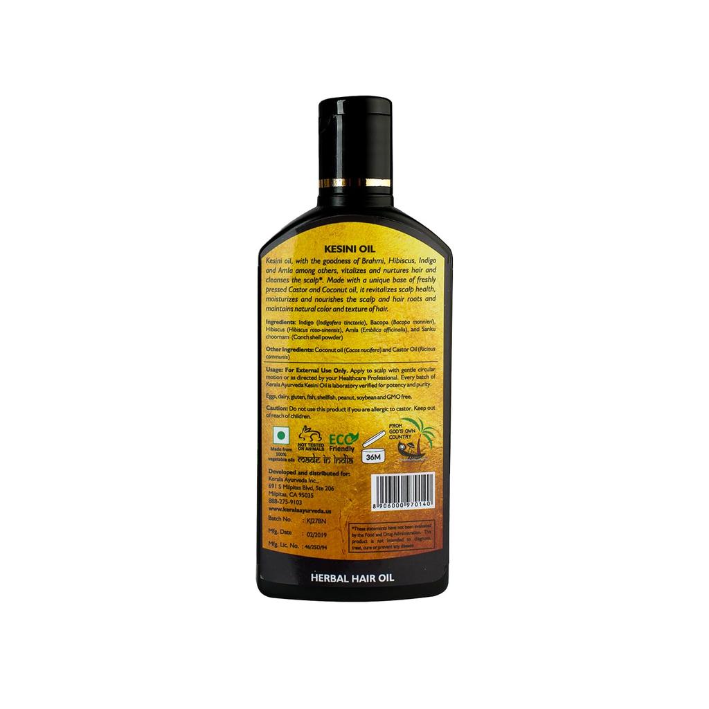 Kerala Ayurveda Kesini Hair Oil 100ml Pack of 1 – Ayurvedic Herbal Oil for Hair Growth and Scalp Nourishment