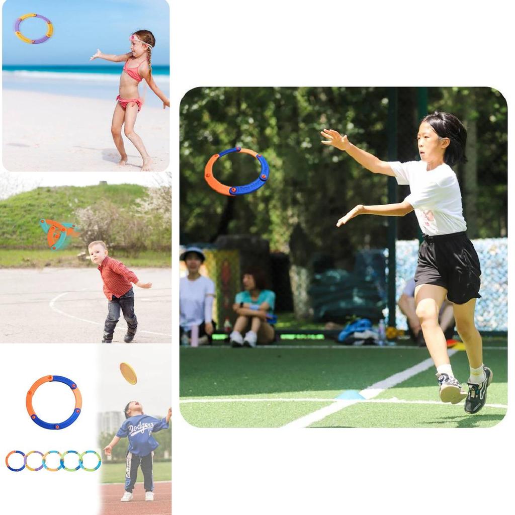 Frisbee Doux Sécurisé en Mousse Eva Pour Enfants Jeunes Jouet d'Extérieur Idéal Pour les Compétences de Développement