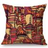 Muslim Ramadan Kareem Eid Mubarak Festival Home Decoration Sofa Cushion Cover Cartoon Hand Sketch Islam Mosque Throw Pillow Case