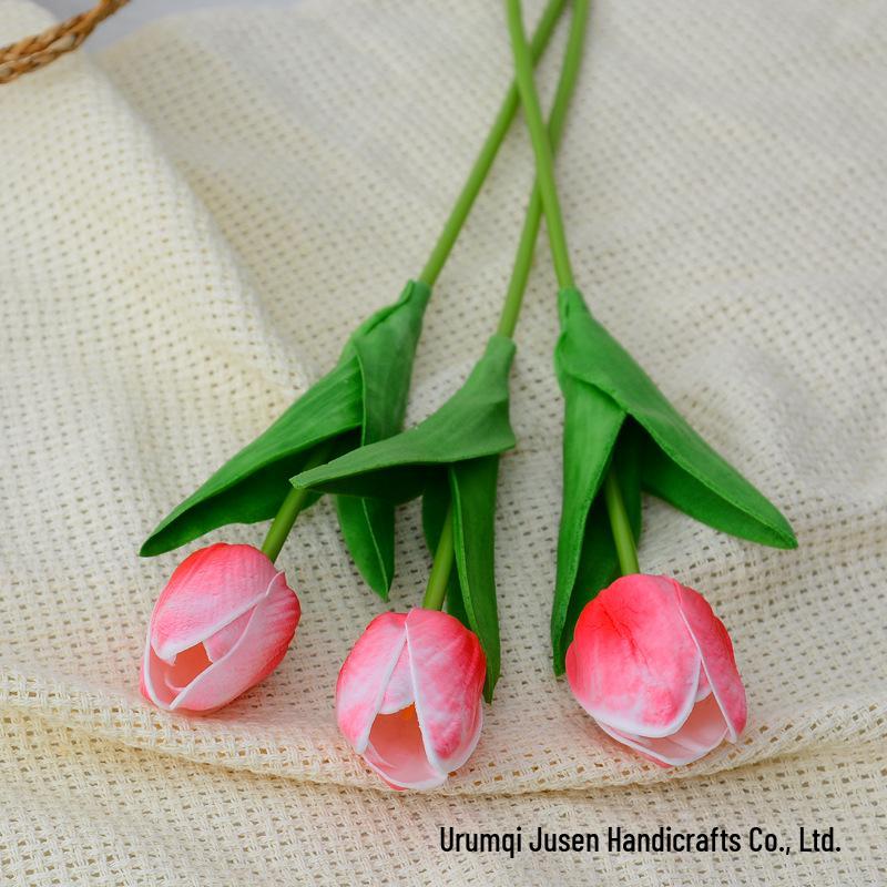 Tulip Artificial Flowers for Home Decor and Wedding Bouquets