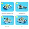 Wooden Tank Kit DIY Model Teaching DIY Wooden Tank Model Assemble Kit Mini Teaching Learning Students Children