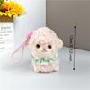 Lamb New Year Sheep Plush Doll Ornaments Fluffy Lamb Pendant Sheep Plush Keychain  Bedroom Decor