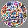 50PCS Luminous Tree of Life Stickers - Waterproof Decorative Stickers for Notebooks and Planners