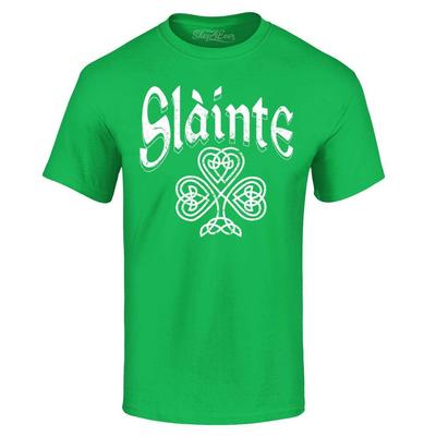 Slainte Celtic Knot Irish Scotish Toast T-shirt St. Patricks Shirts