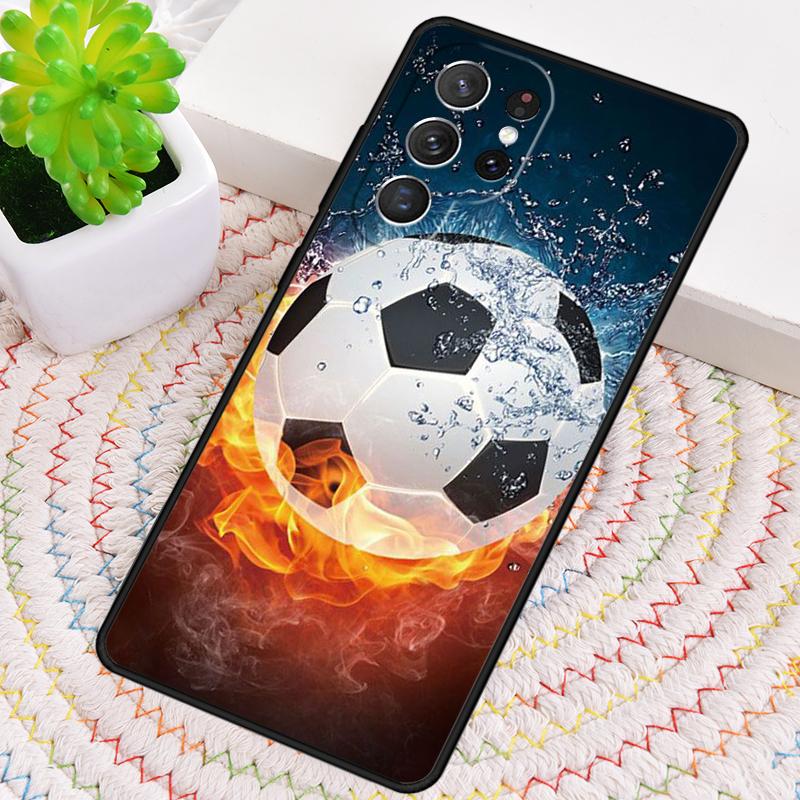 Fantasy Football Stadion Handyhülle für Samsung Galaxy note 10 pro S26 Ultra S23 S24 FE S25 S21 S22 PLUS stoßfeste Hülle