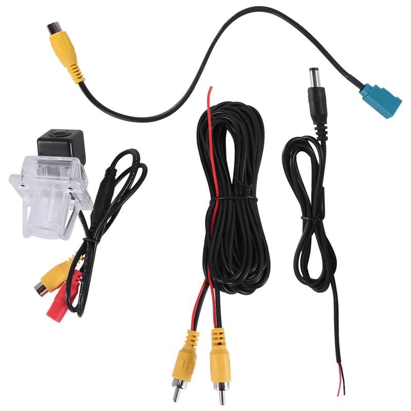 Car Rear View Camera BackUp Reverse Camera for Mercedes-Benz C-Class W204 2007-2014 Compatible with Factory Screen