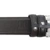 Excellent Dunhill belt reversible black leather mens Used