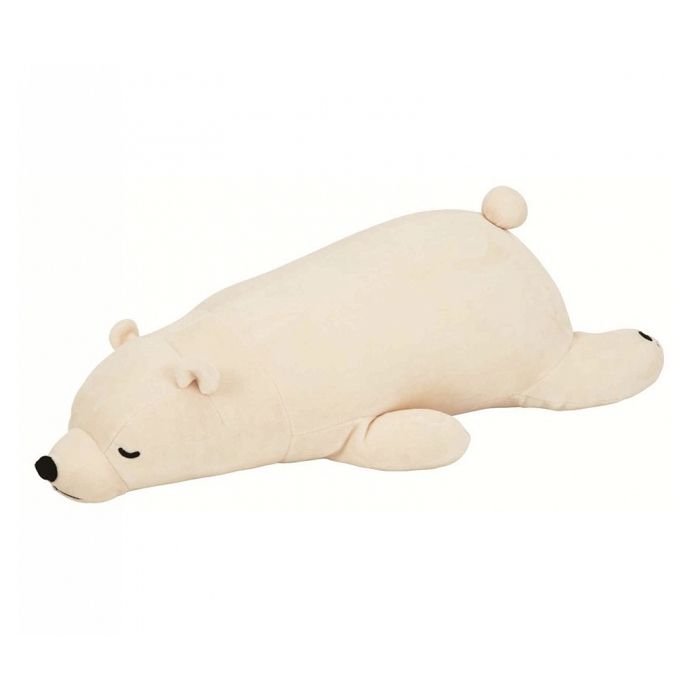 Peluche nemu nemu - shiro l'ours polaire - 51 cm - trousselier - blanc - beige - enfant - intérieur