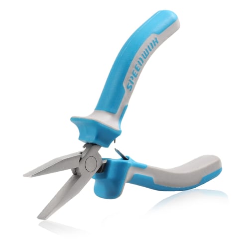 SPEEDWOX Flat Nose Pliers, Handmade, Flat Nose Pliers, Flat Nose Pliers, 115mm, Small, Flat Nose, Precision Work, Craft Tool for Beginners and Profess