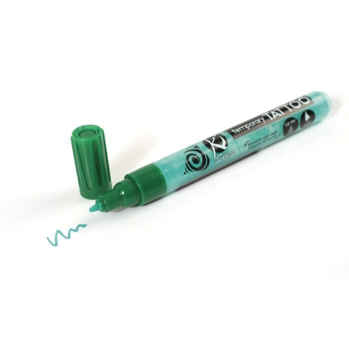 Temporary Tattoo Marker - Brand - Pearly Green - White - 6ml