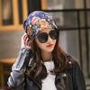 Floral Pattern Chemo Cap Comfortable Head Scarves Creative Stretch Slouchy Turban  Head Covering