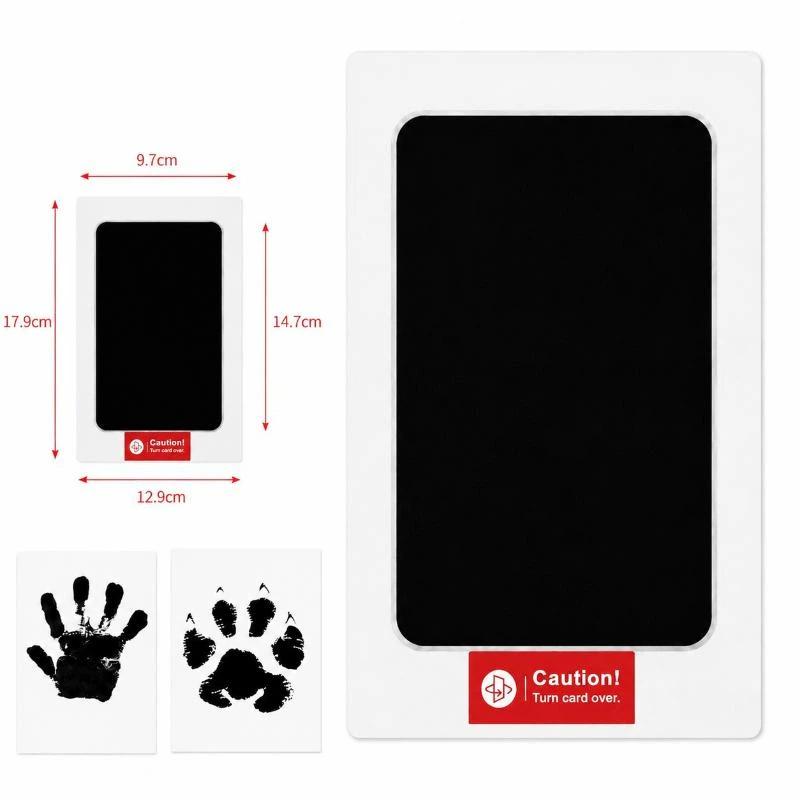 Baby Handprint Footprint Ink Pads Safe Food-Grade Pet Paw Print Tool for Baby First Birthday Souvenir Gifts