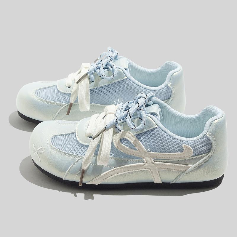 Casual German Training Shoes  All-match Sneakers Breathable Soft-soled White Shoes