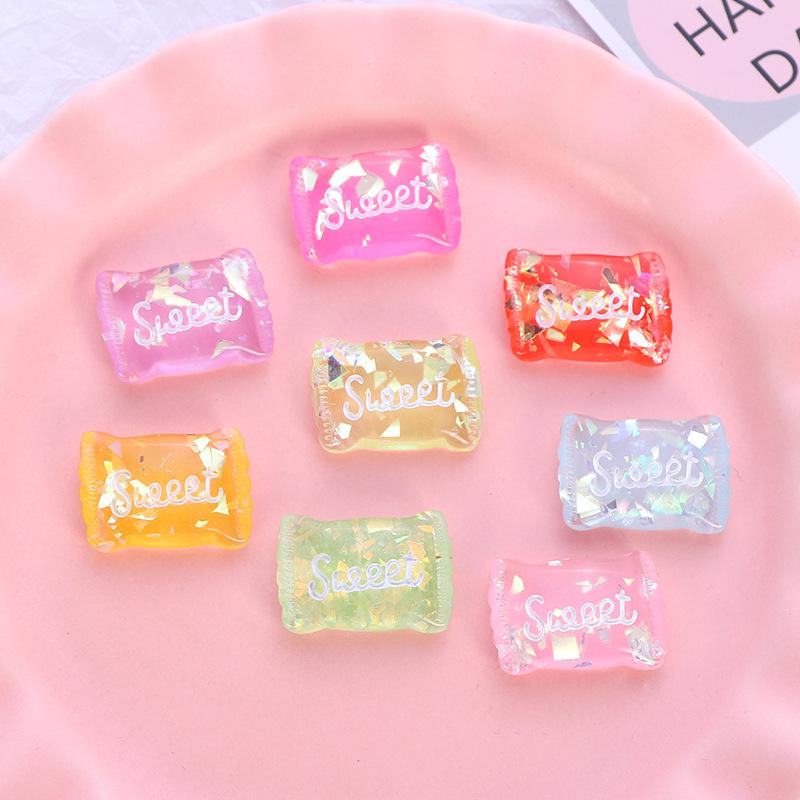 Colorful Glitter Candy Cream Glue for DIY Phone Case, Resin, Hair Clip, Pendant, and Ornament Decorations