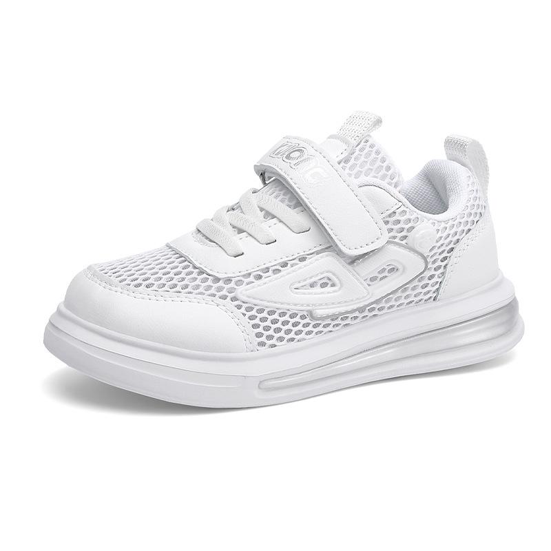 1268 Children's Board Shoes Mesh Sports Shoes Casual Shoes Spring and Summer Low-top Velcro Flat Bottom Breathable Boys and Girls Classmates