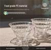 Transparent Pour-Over Coffee Filter Cup - Large Drip Extraction Immersion Cup