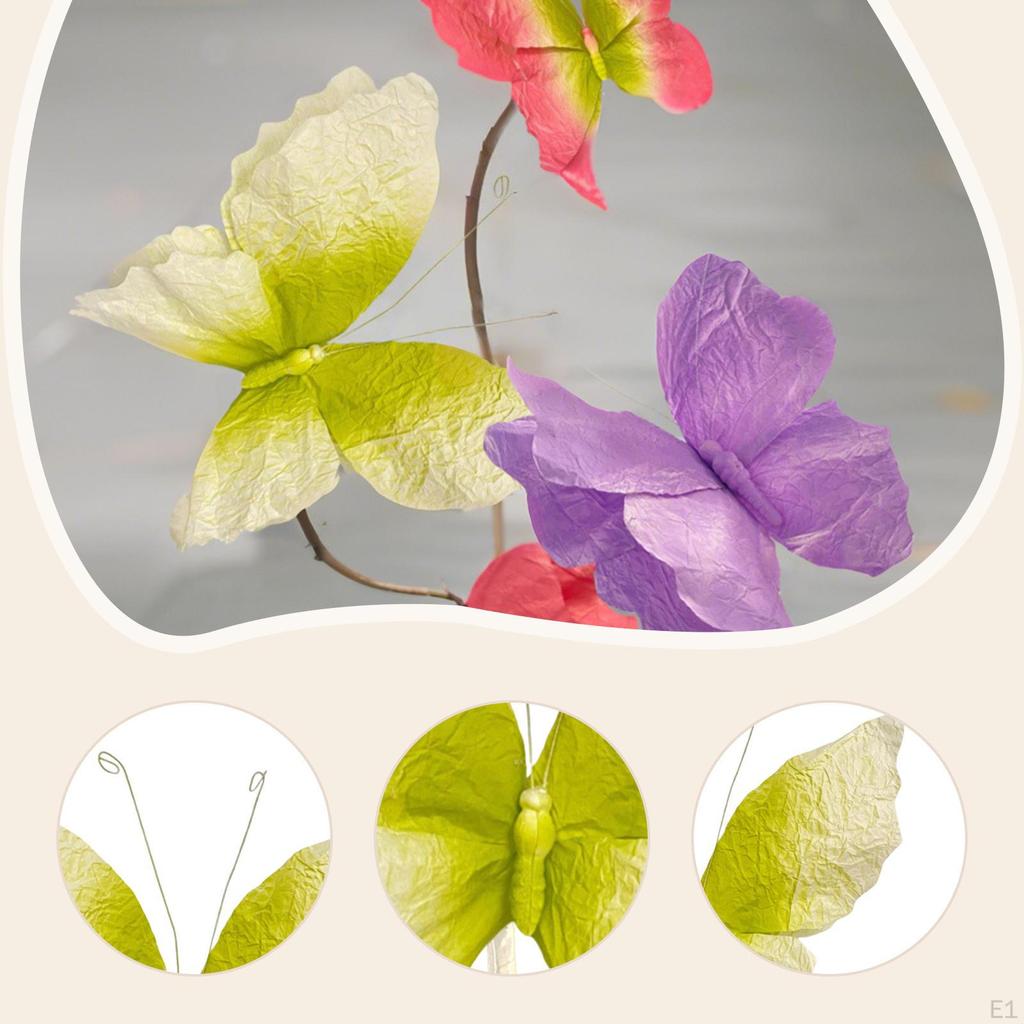 Artificial Butterfly Decoration, Mariage Decor, Wedding Display, Fake Paper ,