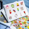 100 Small Size 4cm Mixed Cartoon Animal Children's Stickers DIY Luggage Computer Waterproof Stickers