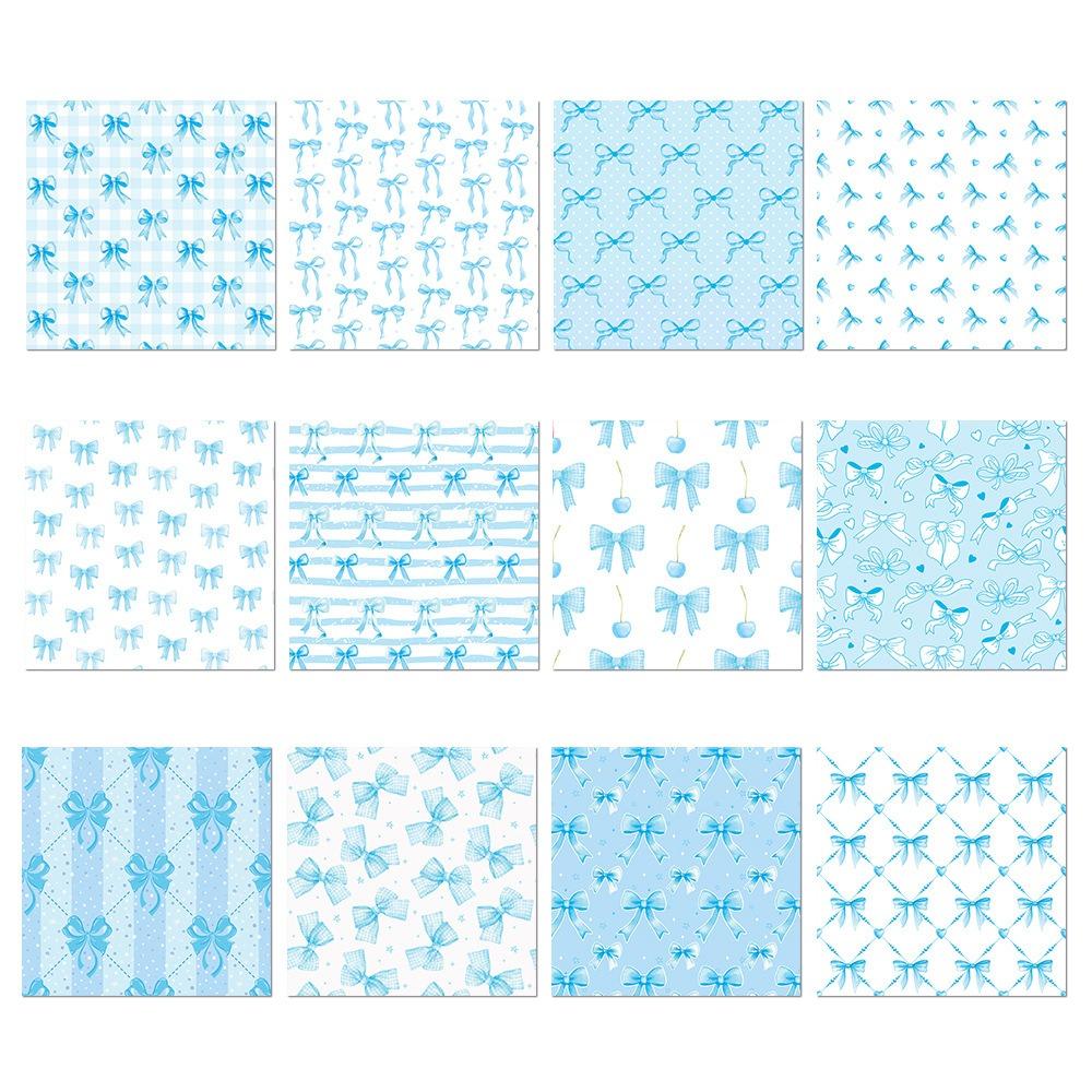 24pcs Waterproof Bow Wrapping Paper Gift Craft Paper  Birthday Party Decoration
