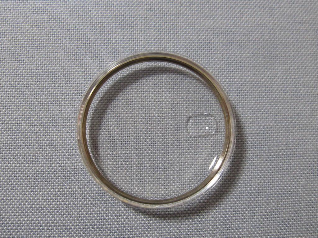 CITIZEN crystal for alarm and date outer diameter C-type 938, display, 33.40