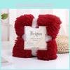 Soft Faux Fur Coral Fleece Blanket Winter Warm Plush Bed Cover Bedding Blanket