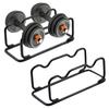 Sweeml Dumbbell Stand, Dumbbell Rack Set, Compact Dumbbell Holder, Steel Dumbbells, Durable, Reinforced Steel Bracket, Dumbbell Stand Holder Rack, Bla