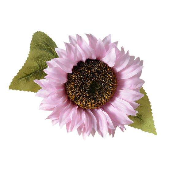 Artificial Sunflower Bouquet Realistic Long Stem Fake Silk Flower with Leaves Faux Floral Arrangement for Vase Wedding Table Home Spring Summer Decor