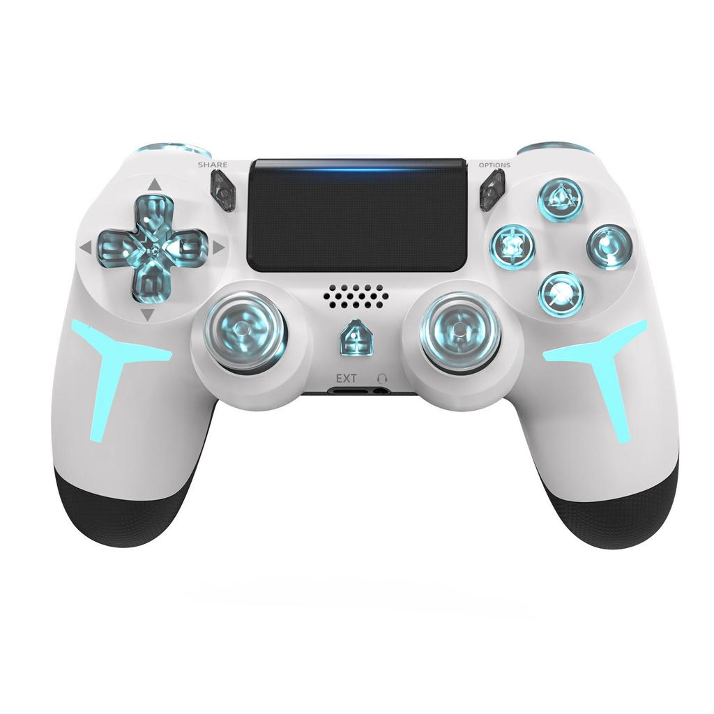 PS4 Wireless RGB Light Bluetooth Controller with Vibration for PS4/PC/Steam - Compatible with "It Takes Two".