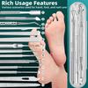 10-Piece Stainless Steel Pedicure Set: Dead Skin Fork, Double-headed Nail Cleaner, Foot Planer, Scraper, Ear Pick