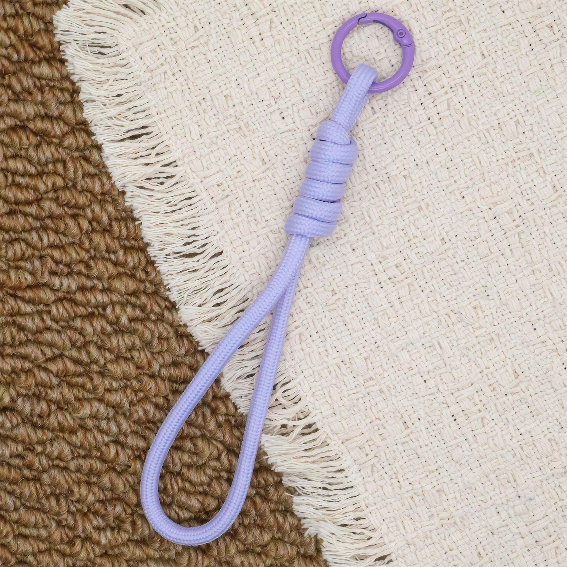 Multi-functional Anti-lost Woven Phone Lanyard with Back Clip and Multi-color Options