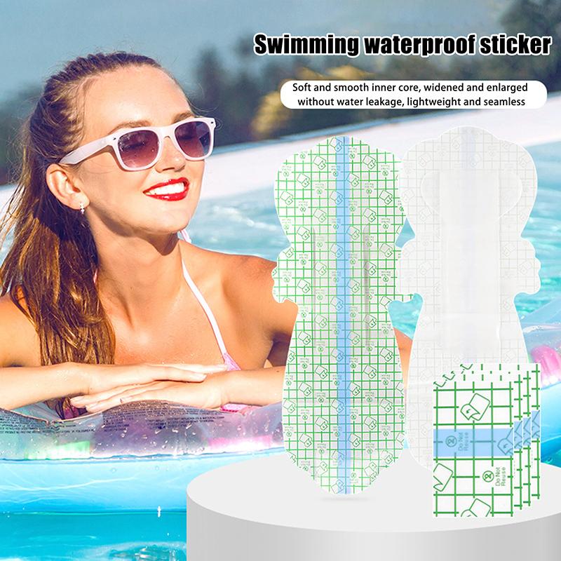 Waterproof Private Patches Prevent Dirts Skin Friendly Stickers For Swimming Spa Water Wing Private Stickers PU Film Women