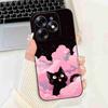Pink Cat For Tecno Spark Go 2024 Cases BG6 Soft Silicone Cover For Tecno Spark 20 Spark20 SparkGo 2024 Casing Phone Case