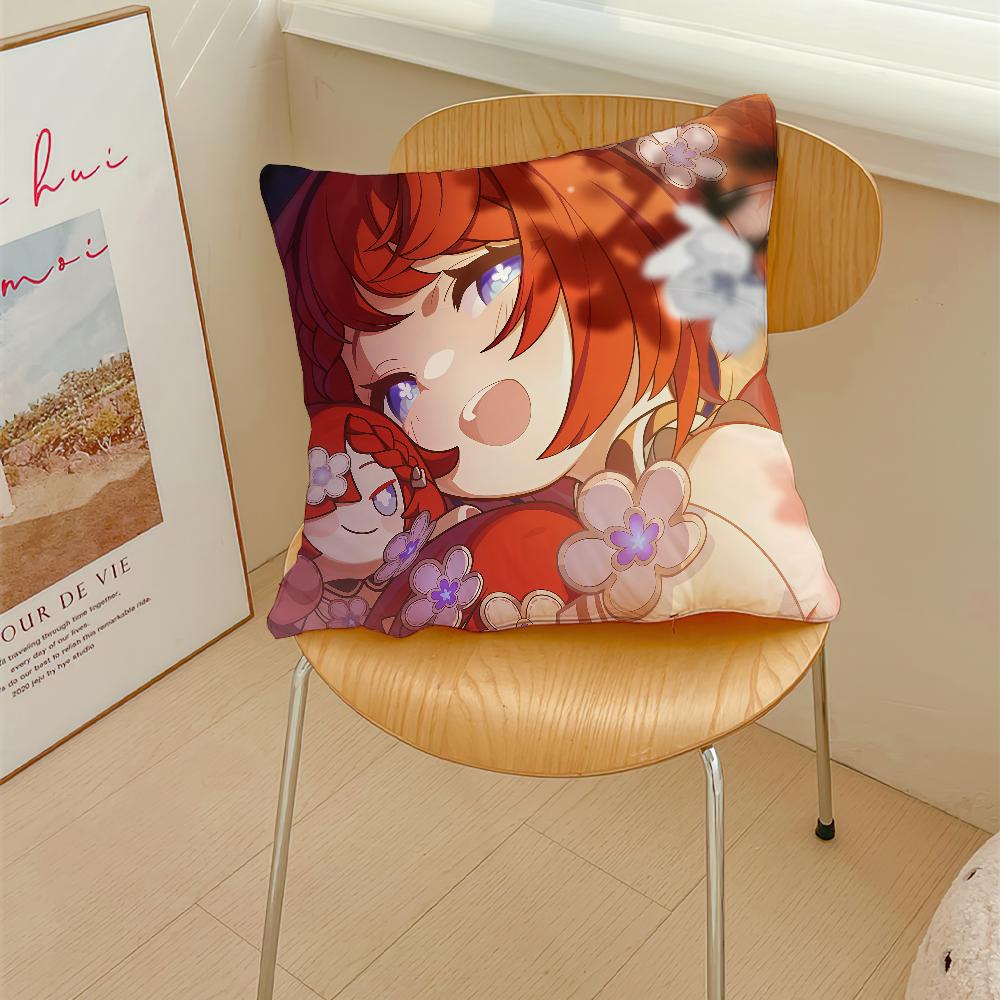 Game Honkai Star Rail Tribios cushion cover Pillow Cover Decoration Room Home Sofa living Office Car Nordic Simplicity