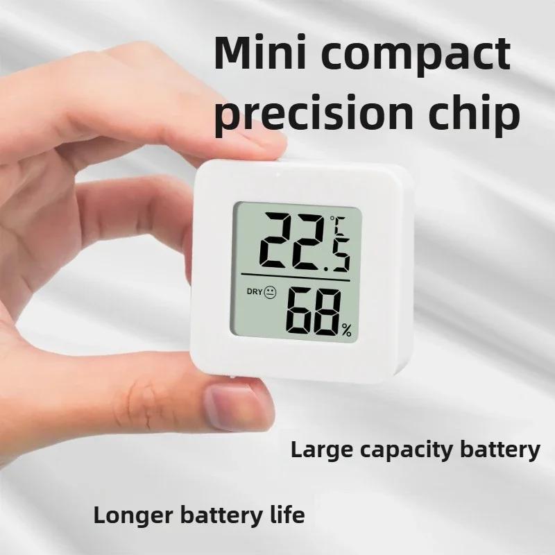6 ST Mini Digital Termometer Hygrometer Inomhustemperatur LCD Elektronisk Monitor Hygrometer Utomhus Rum Baby