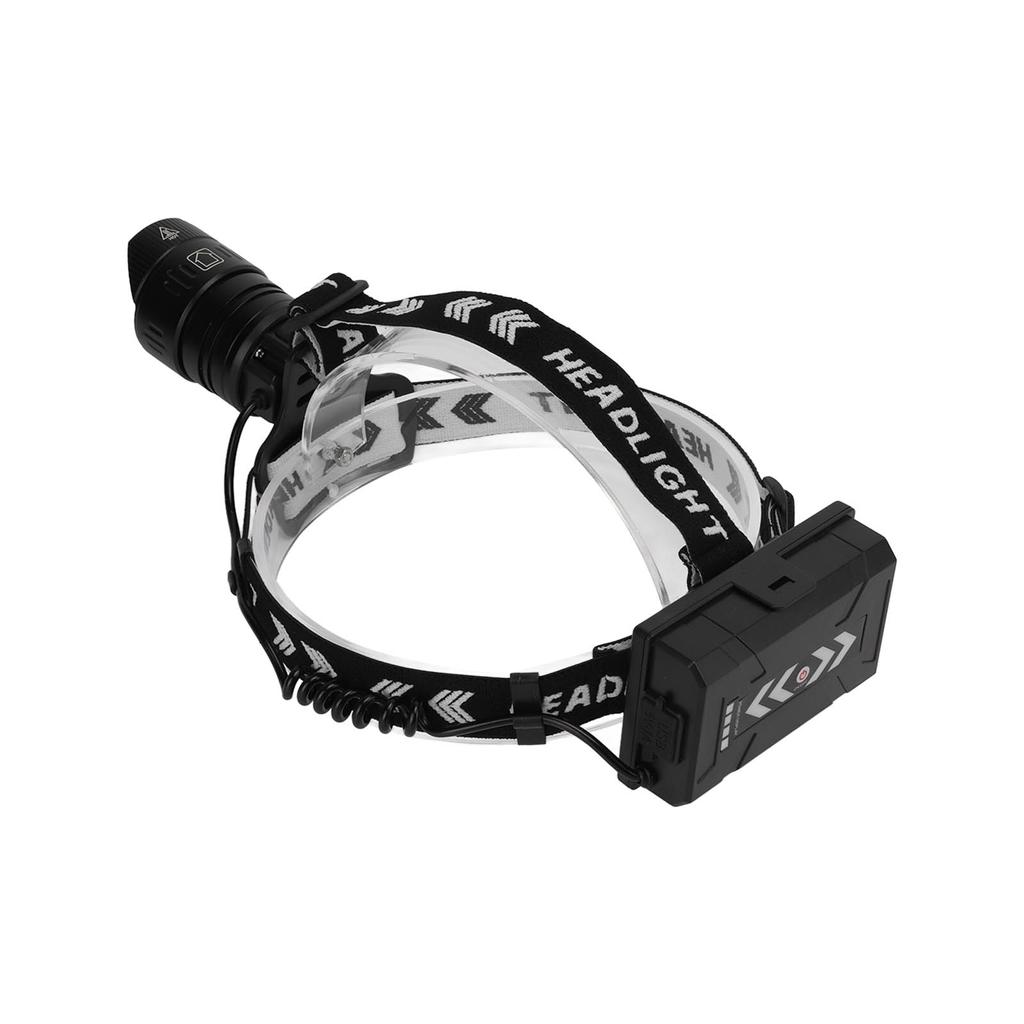 Latarka czołowa Mocna Akumulatorowa Wodoodporna LEDowa Czujnikowa Reflektor do Eksploracji Terenowej