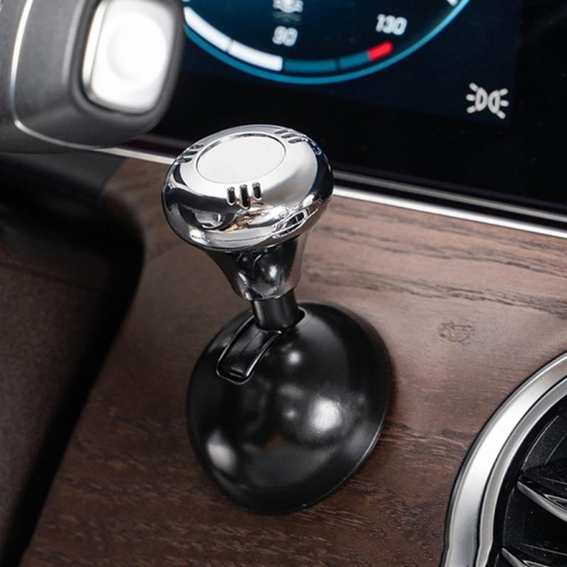 Car Engine Start Stop Button Cover with Aromatic Diffuser, Vehicle Ignition Joystick Decorative Knob Sticker Accessories
