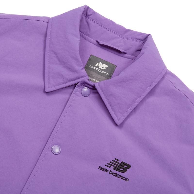 Men's Jacket New Balance Puffer Jacket Unisex Purple
