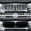 Gloss Black Carbon Style Front Kidney Double Slat Grill GrilleFor BMW X5 F15 X6 F16 X5M F85 X6M F86 Car Accessories