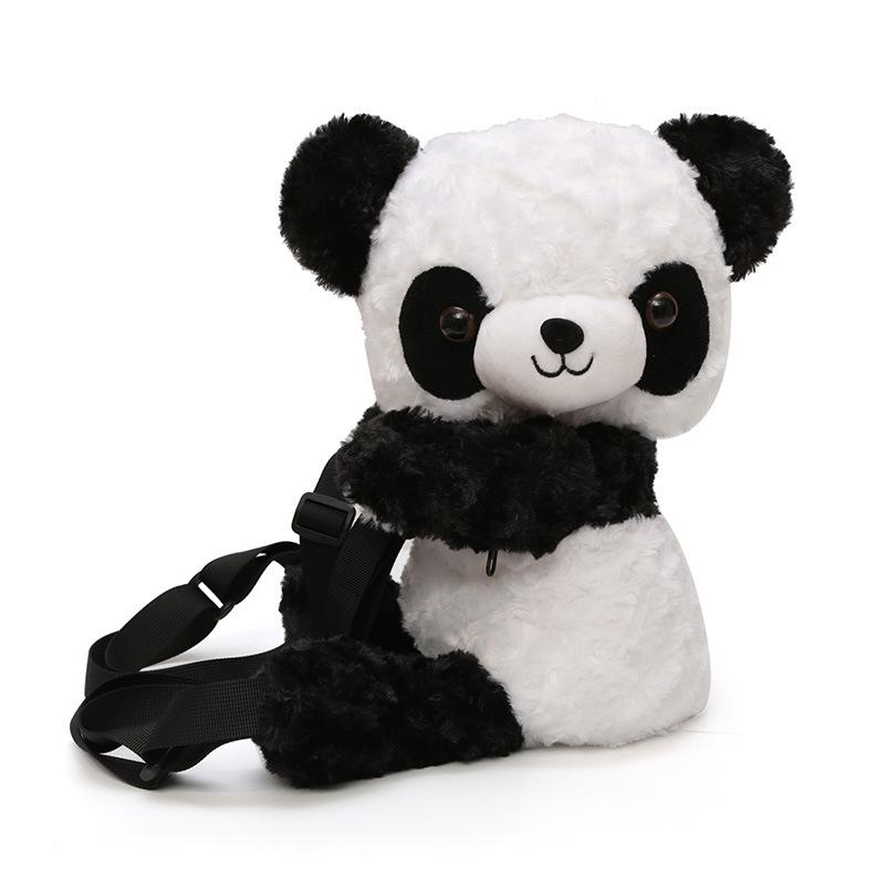 Roztomilá plyšová taška pro pandu Panda Taška kreslená taška přes jedno rameno