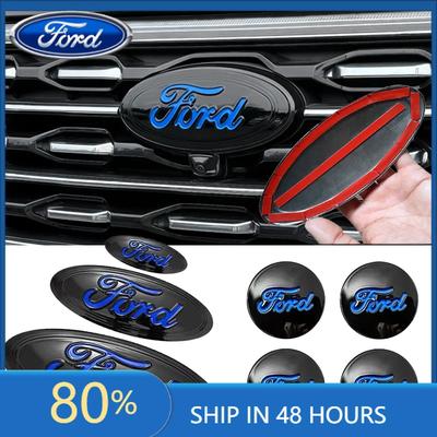 Autocollant de Voiture Ford 2025 Badge de Voiture Chaud pour Ford Focus Edge Explorer Escape Escape ST Kuga Mondeo Taurus Equator Volant Stic
