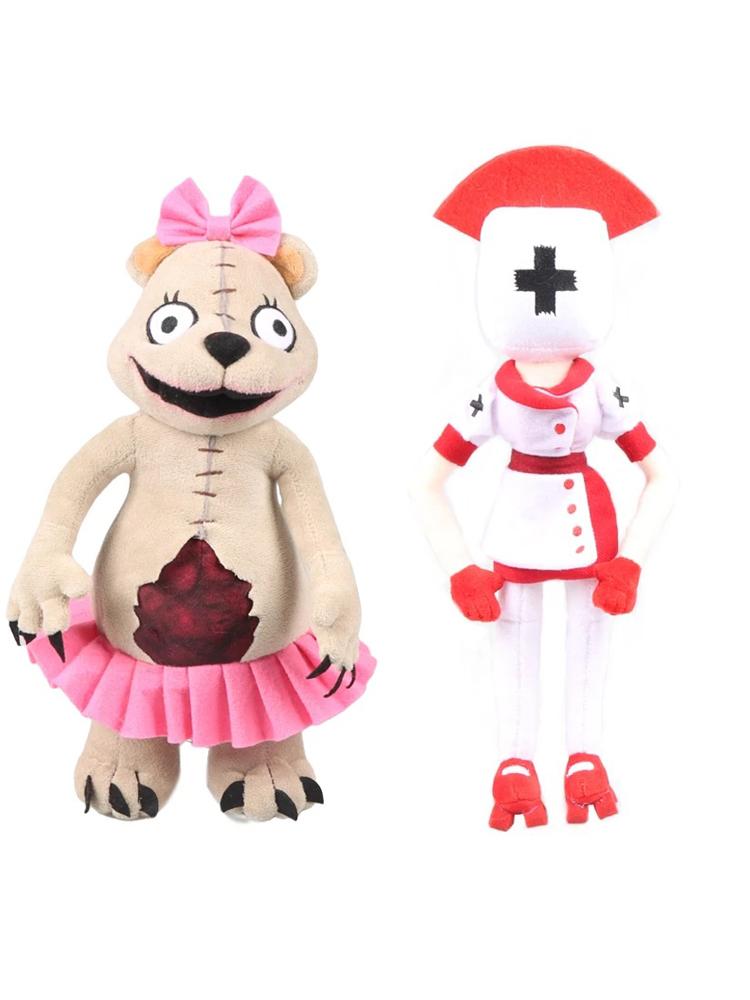 Jeu Dark Deception Peluche Jouet Horreur Hangry le Cochon Lapin Chanceux Penny Poulet Ducky Terrifiant Peluche Animale en Peluche Poupée Douce Cadeau