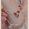 Ning'an Rumeng Maple Leaf Girl Bell Pendant Stacked with Niche New Court Design Personalized Jewelry