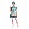 Adult Halloween Nurse Costume Set Includes Dress Apron and Cap Suitable for Role Play and Themed Events Party Outfit